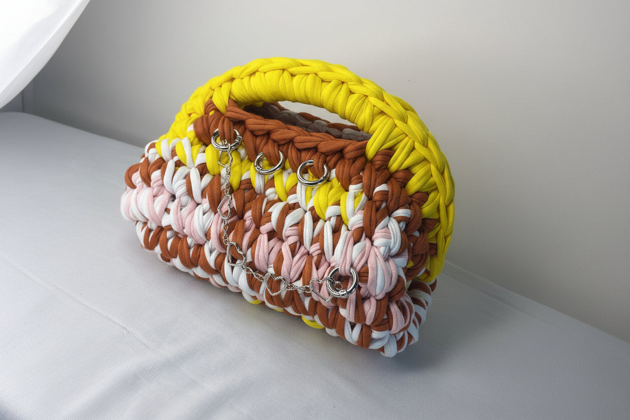 Pochette / Sac clutch en crochet