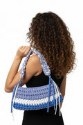 Sac Baguette – Bleu et Blanc