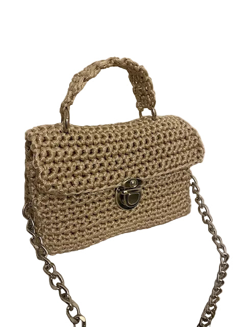 ✨ Élégance Naturelle – Mini sac en crochet