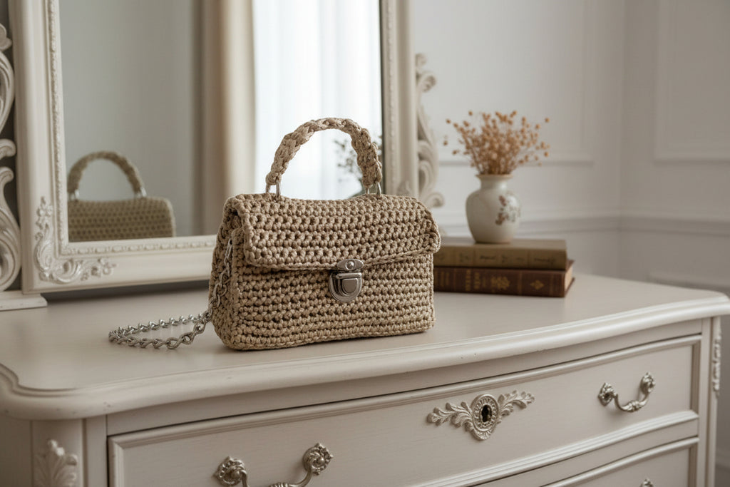 Mini sac en crochet