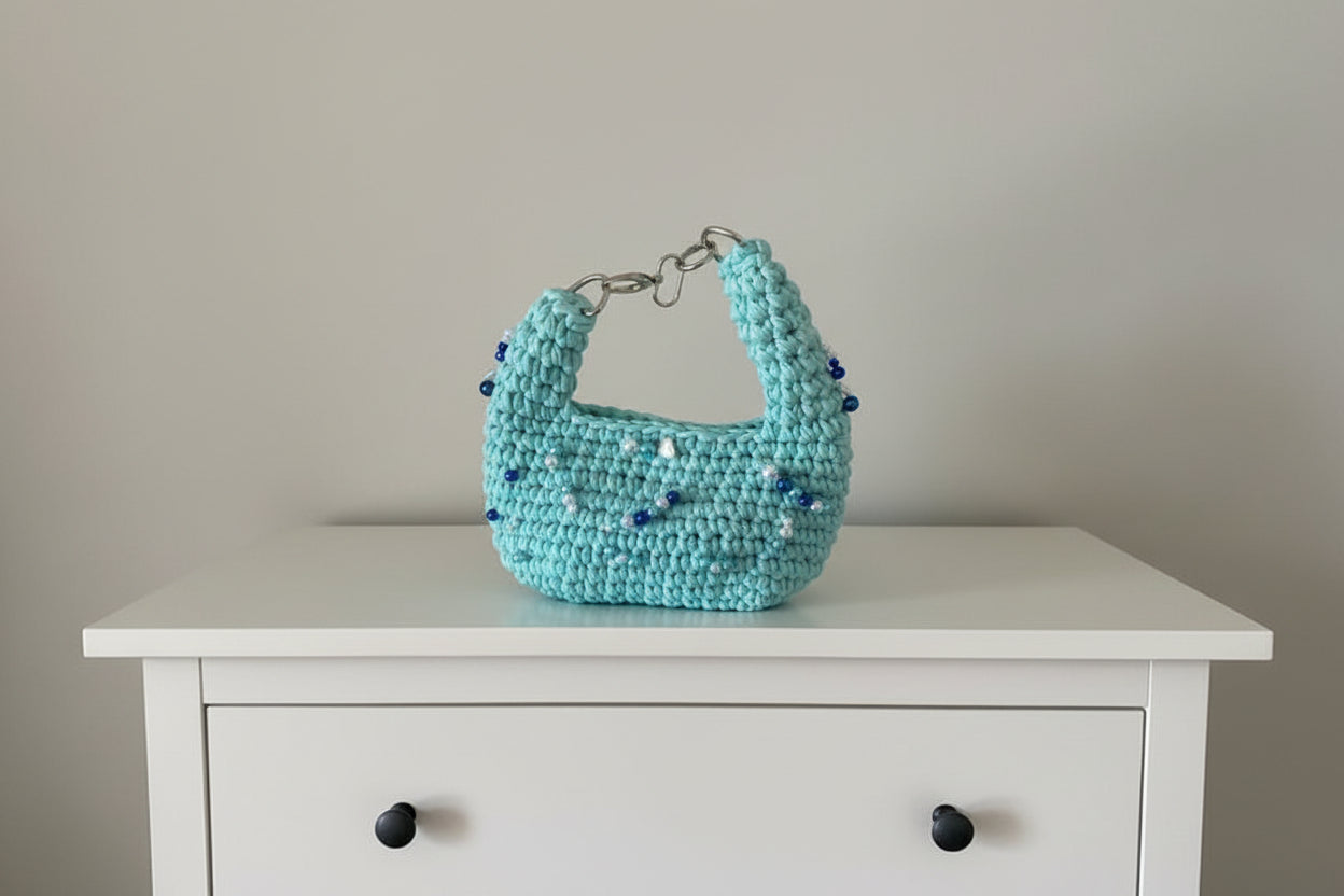 Sac Turquoise Pearl
