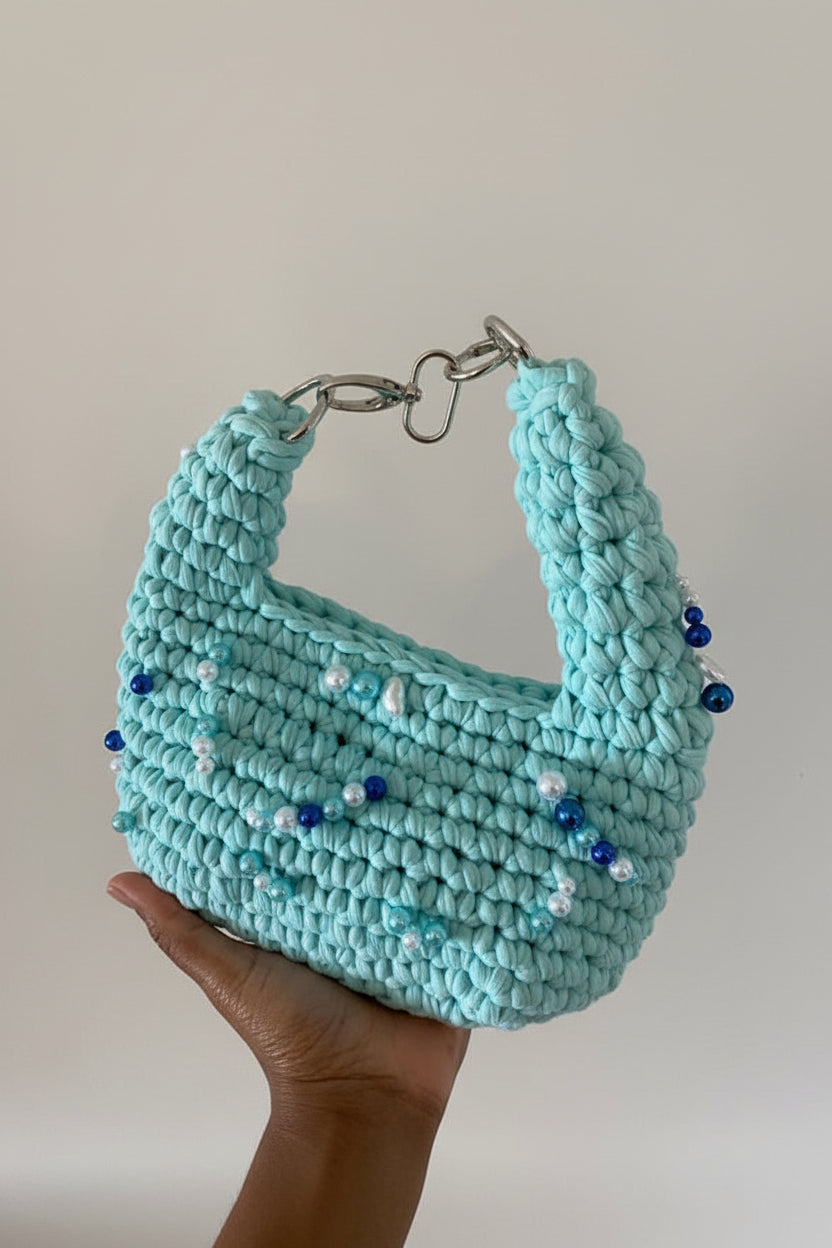 Sac Turquoise Pearl