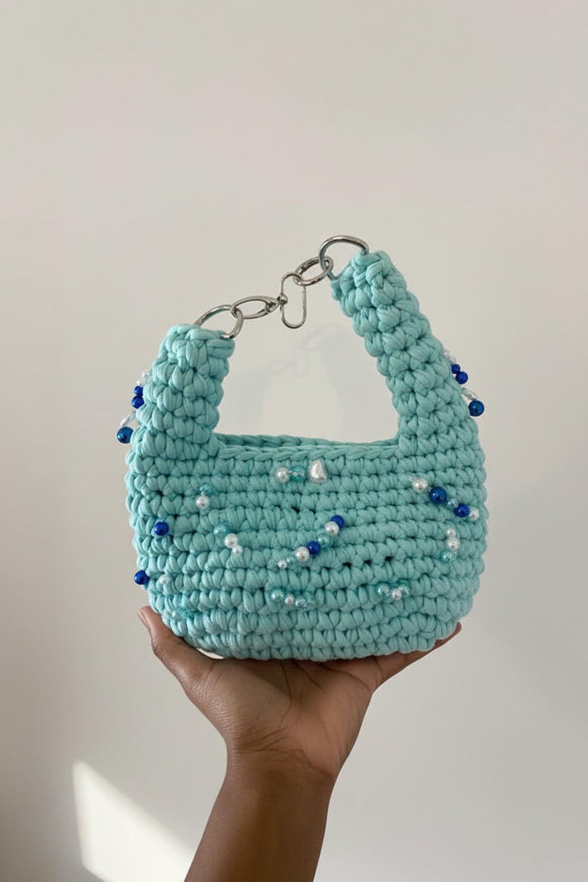 Sac Turquoise Pearl
