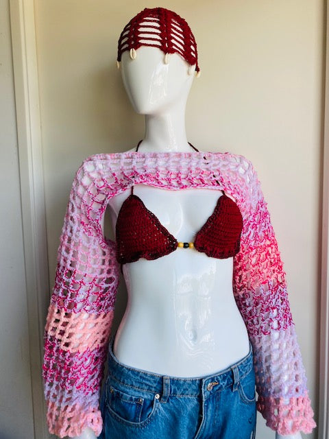 Boléro en crochet Taille M