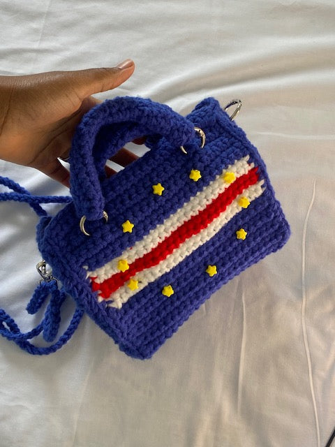Sac en crochet drapeau du Cap-Vert