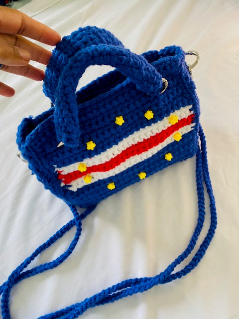 Sac en crochet drapeau du Cap-Vert
