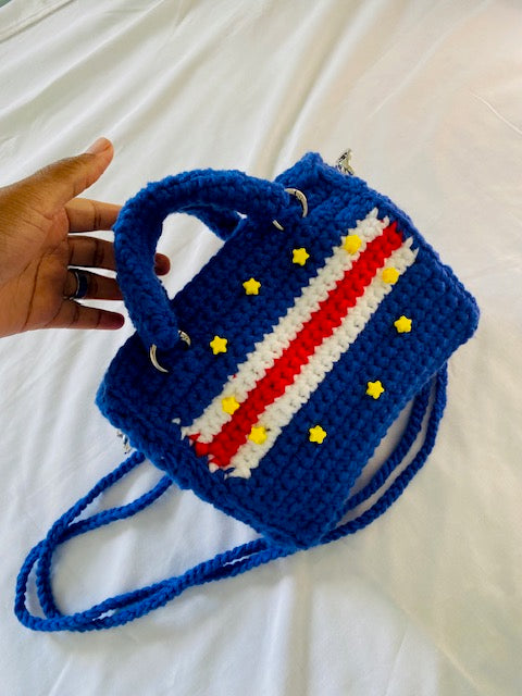 Sac en crochet drapeau du Cap-Vert