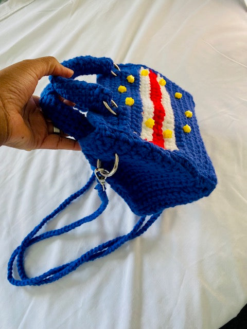 Sac en crochet drapeau du Cap-Vert