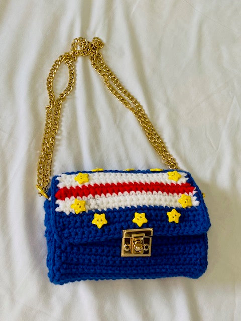 Sac en crochet drapeau du Cap-Vert