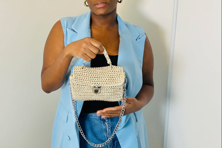 Mini sac en crochet