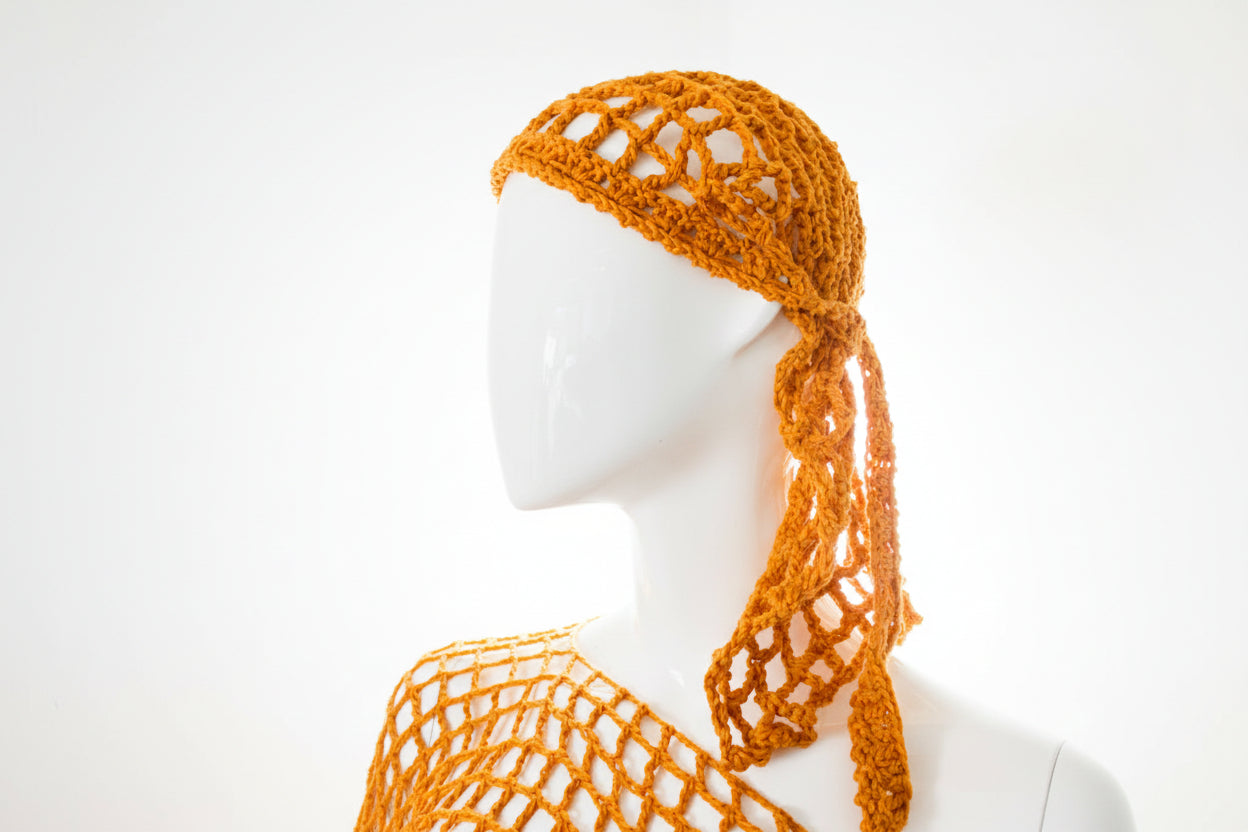 Boléro en crochet - Bandana Taille M