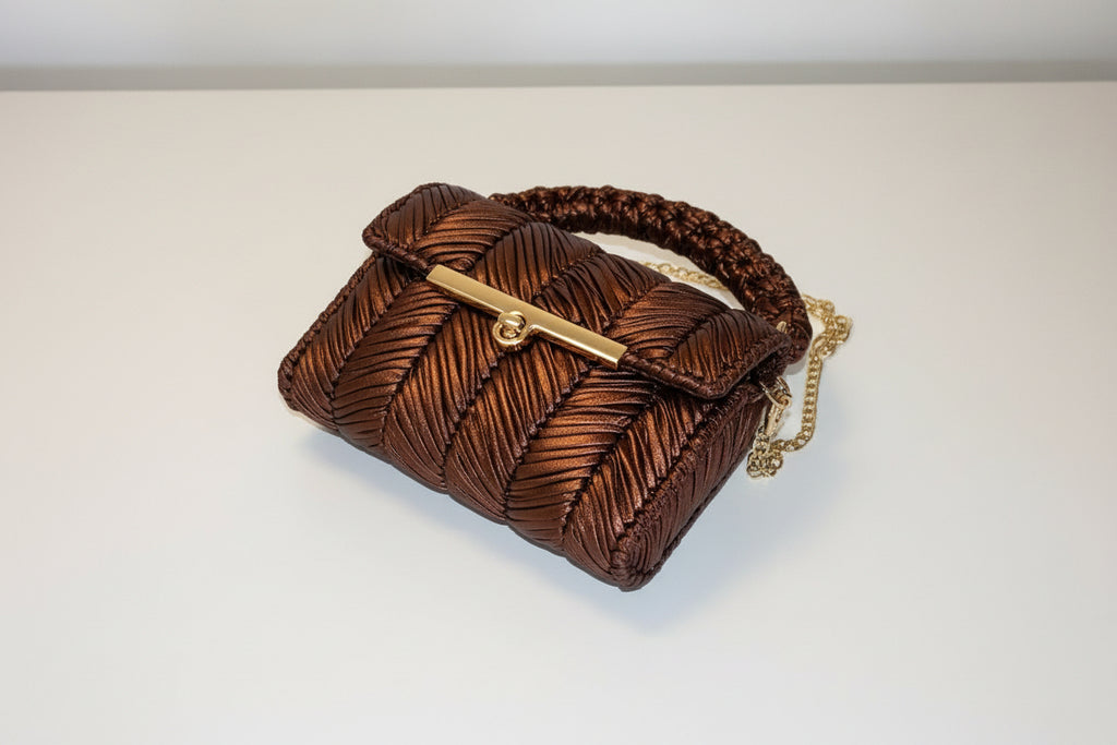 Sac crochet – Marron chocolat