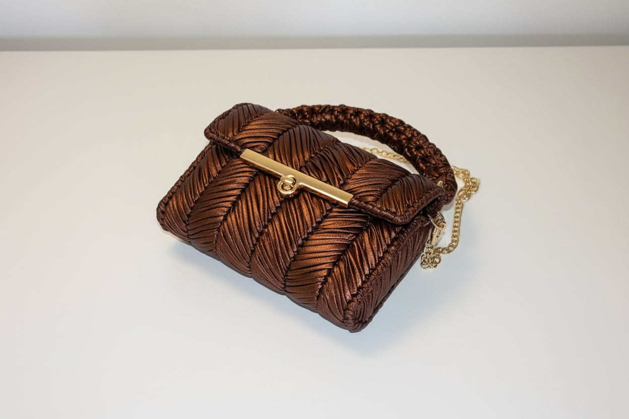 Sac crochet – Marron chocolat